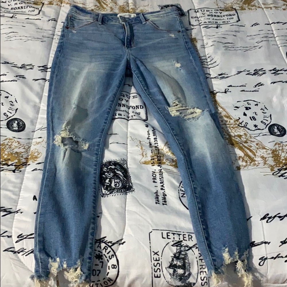 High rise jeans